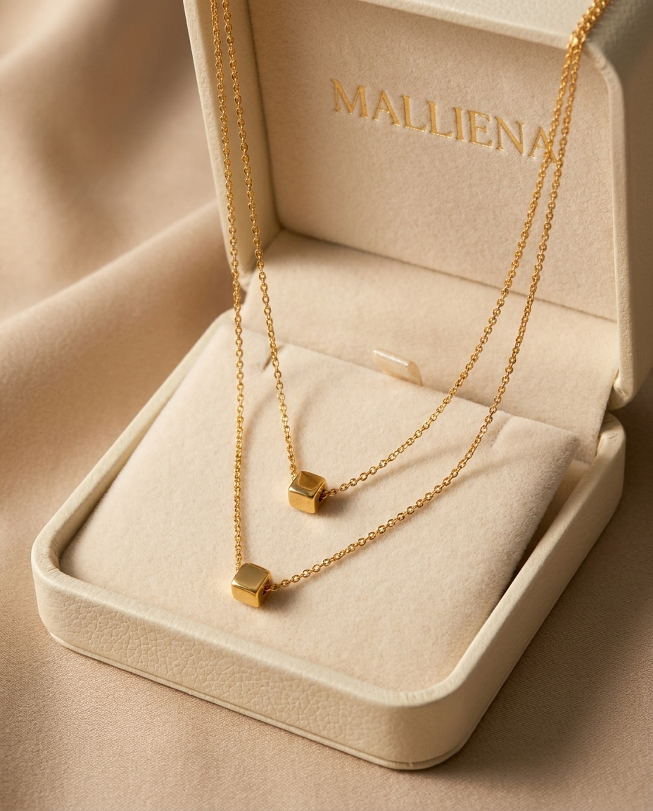 Collar en Capas en la caja de regalo MALLIENA