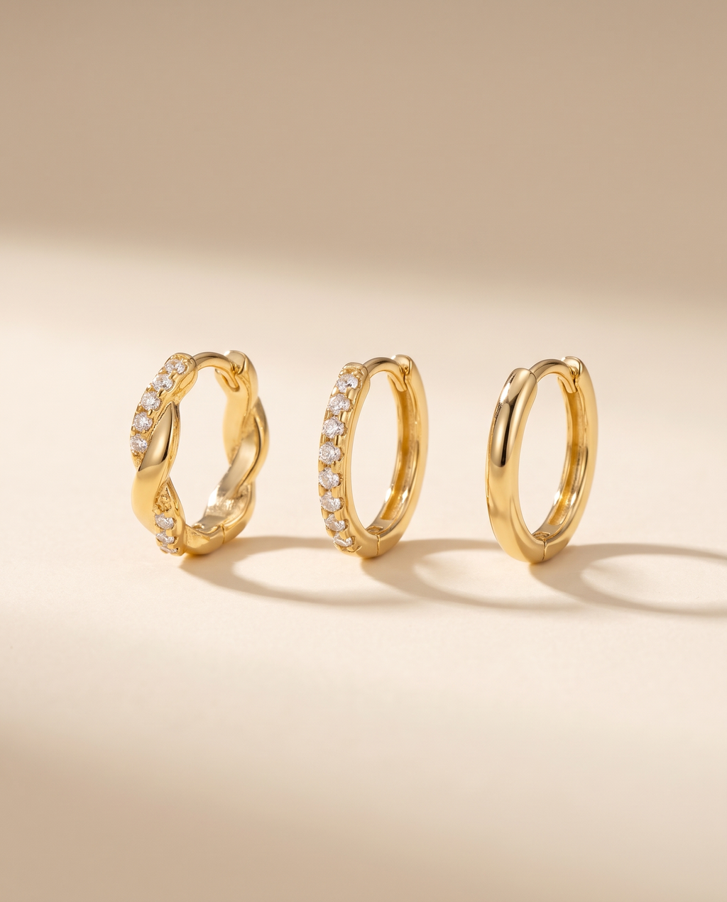Trio de Aros Minimal - MALLIENA