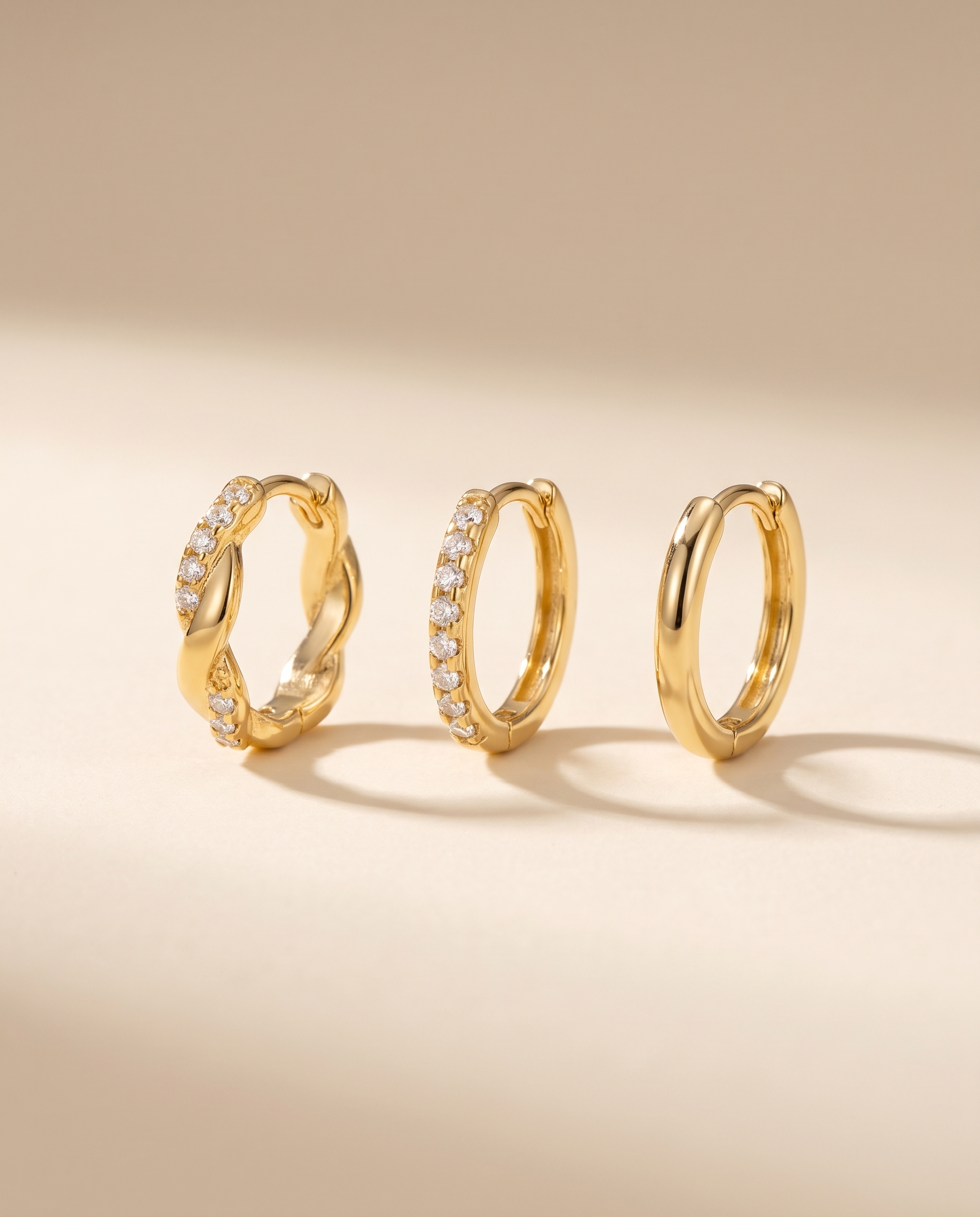 Trio de Aros Minimal - MALLIENA