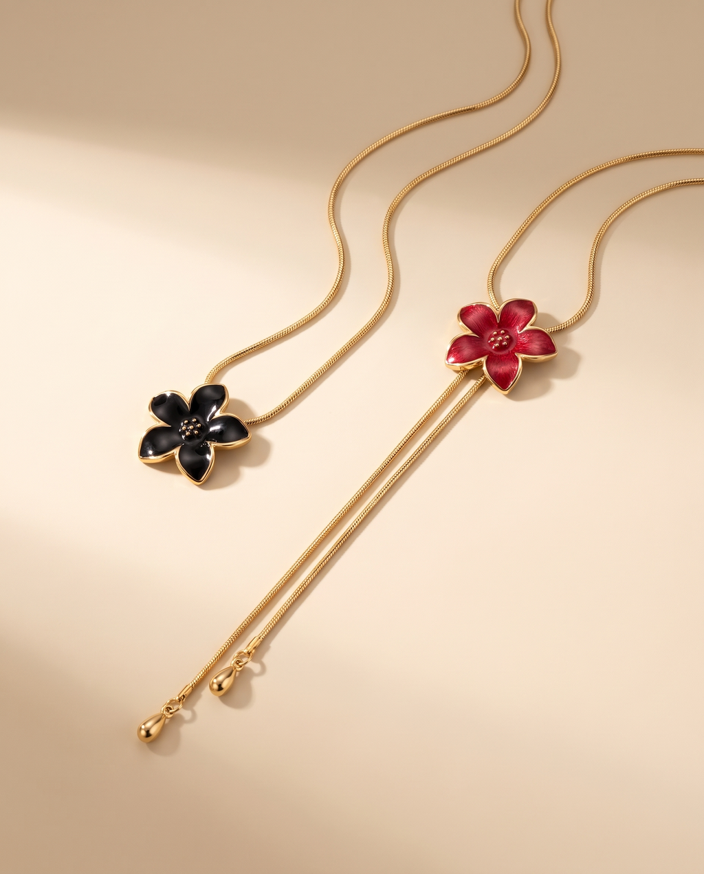 Collar Lariat Flor - MALLIENA