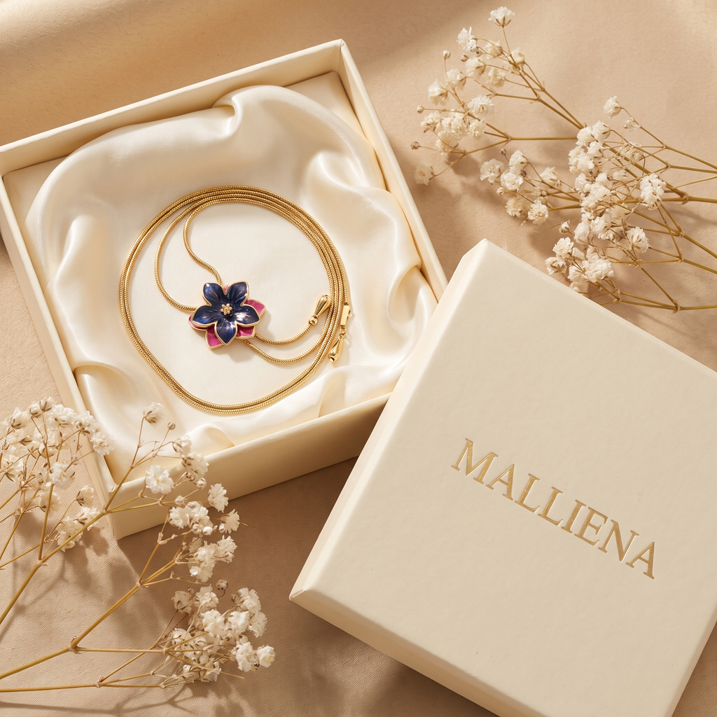 Collar Lariat Flor - MALLIENA