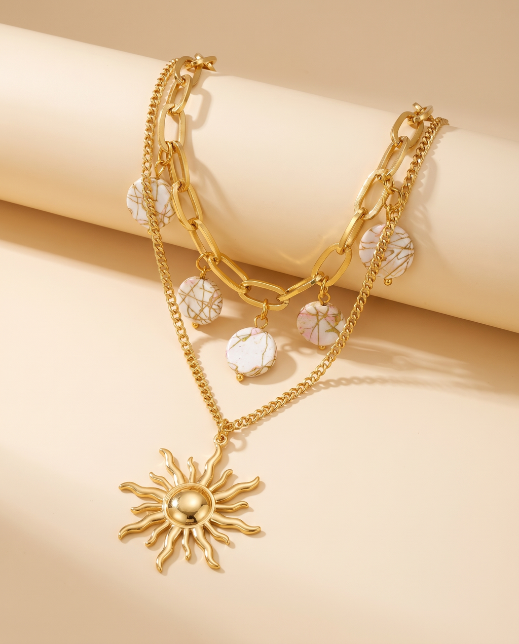 Collar Doble Sol - MALLIENA