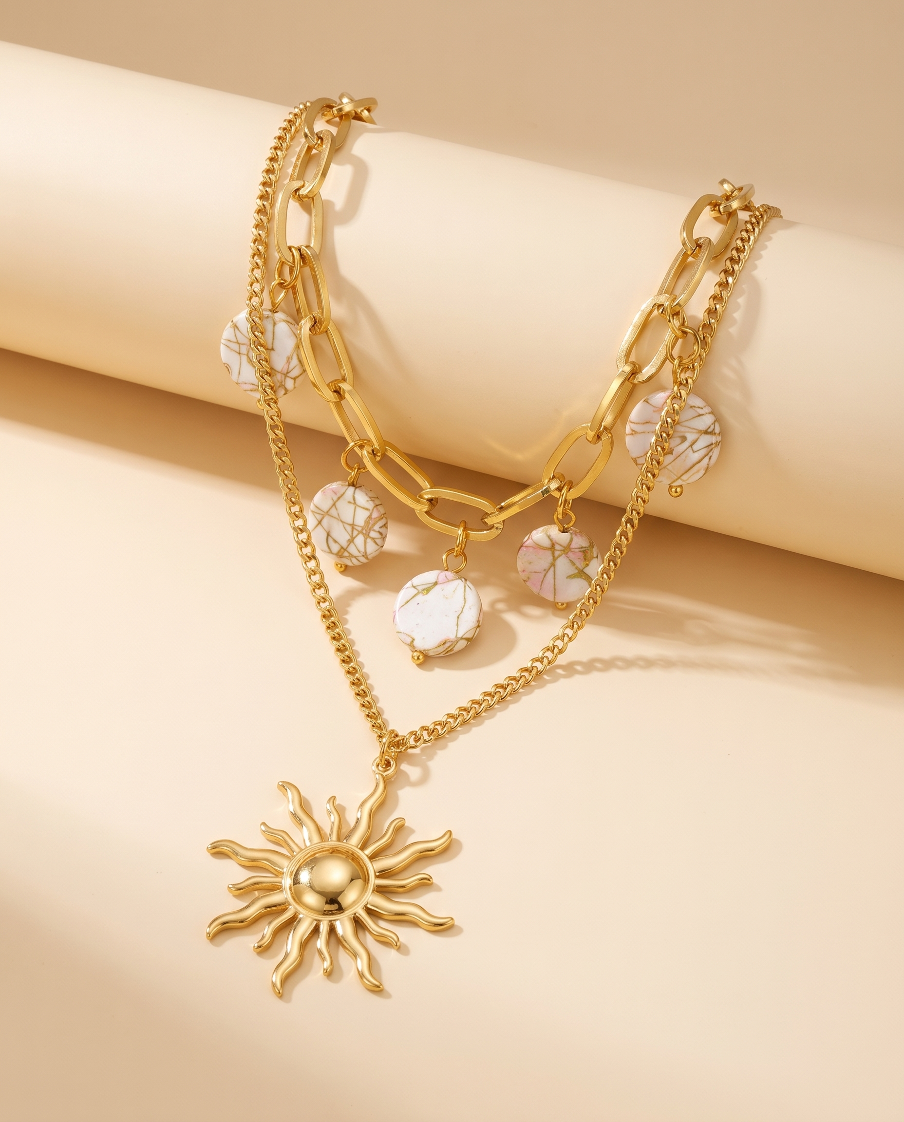 Collar Doble Sol - MALLIENA