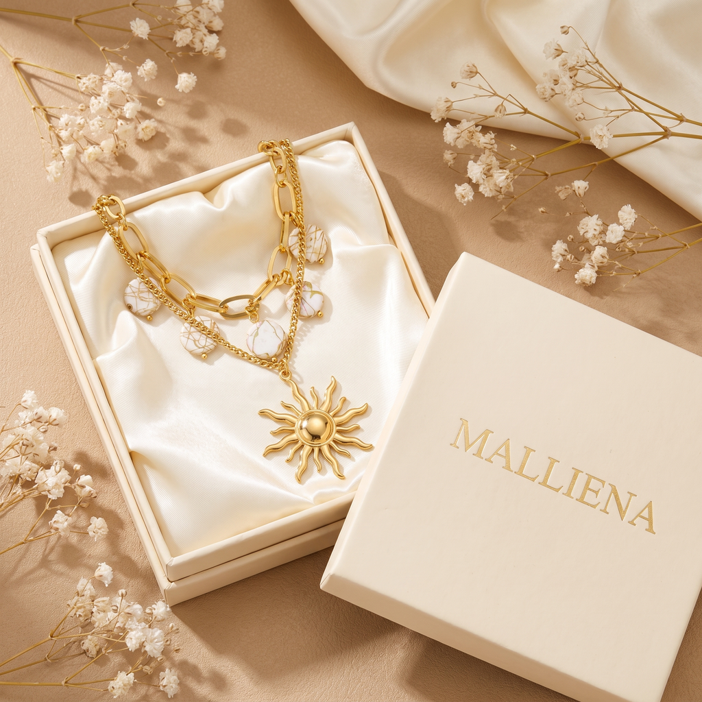 Collar Doble Sol - MALLIENA
