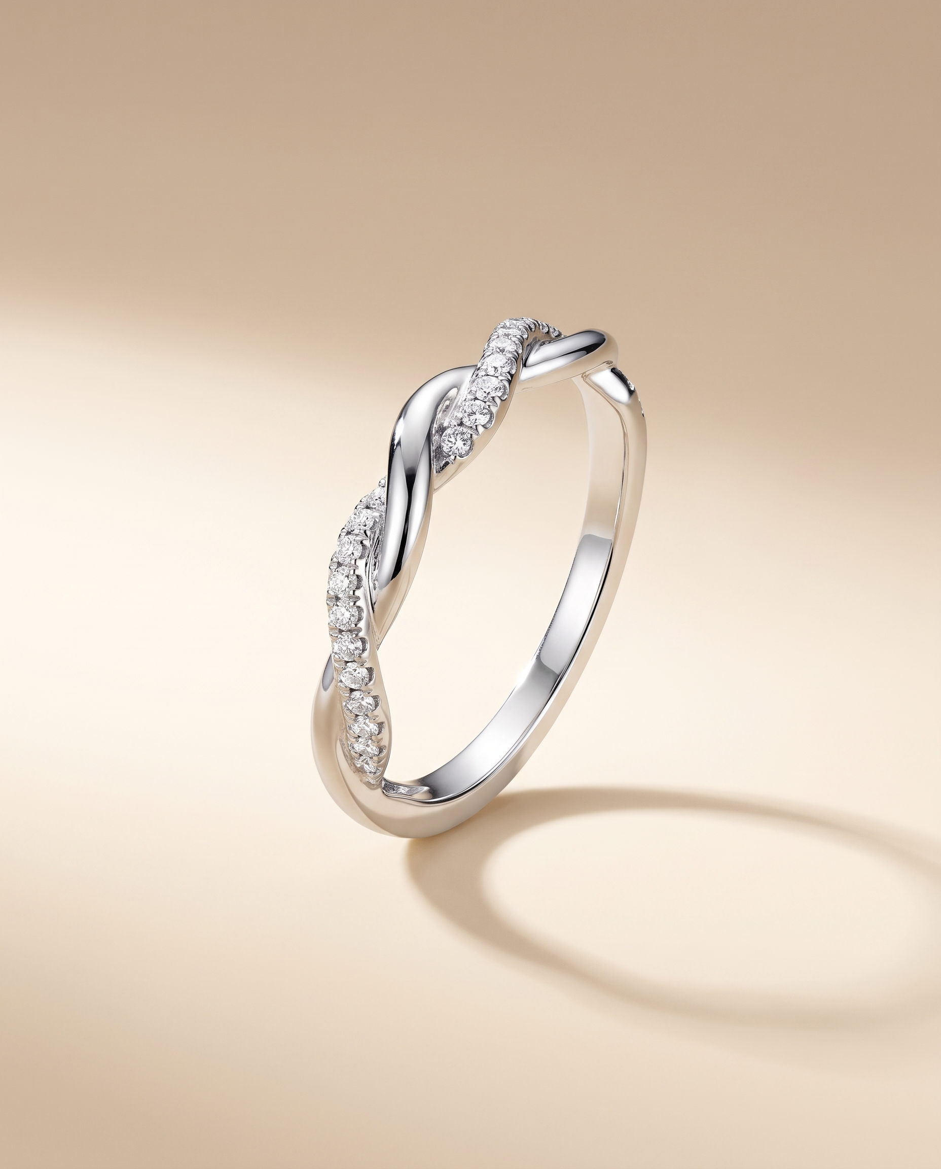 Anillo Trenzado Circonita - MALLIENA