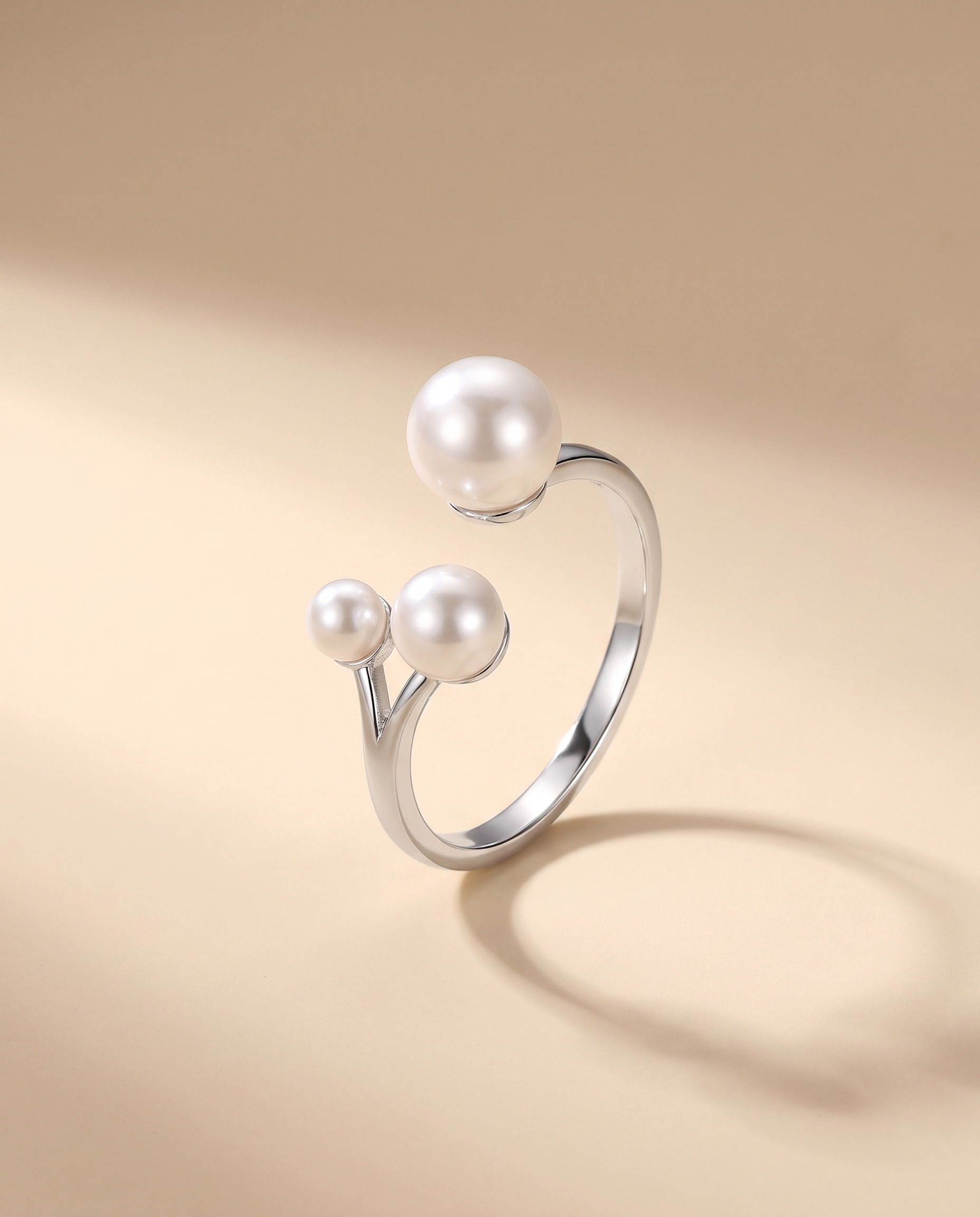 Anillo Perla Ajustable - MALLIENA